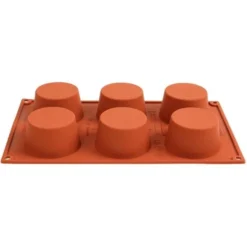 Moule à 6 Muffins en Silicone - Pavoni