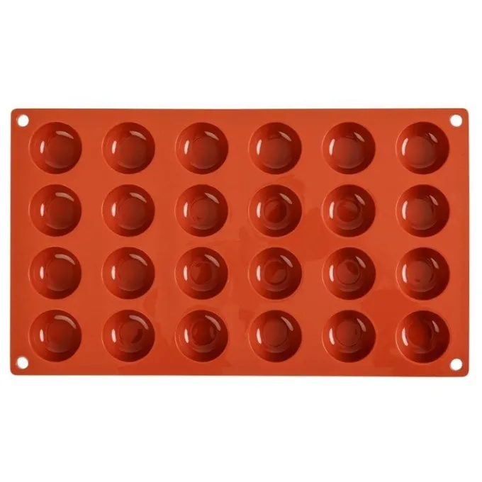 Moule à 24 Pomponnettes en Silicone - Pavoni