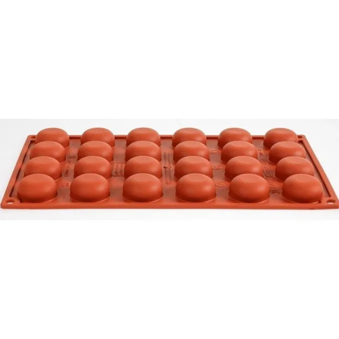 Moule à 24 Pomponnettes en Silicone - Pavoni