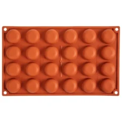 Moule à 24 Pomponnettes en Silicone - Pavoni