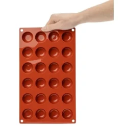 Moule à 24 Pomponnettes en Silicone - Pavoni