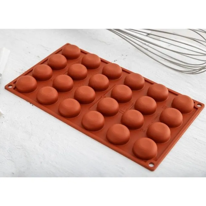 Moule à 24 Pomponnettes en Silicone - Pavoni