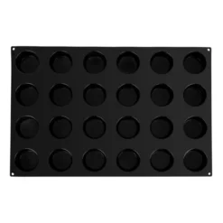 Moule à Pâtisserie Anti-Adhésif en Silicone - 24 Muffins - Pavoflex