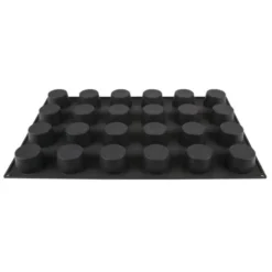 Moule à Pâtisserie Anti-Adhésif en Silicone - 24 Muffins - Pavoflex