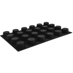 Moule à Pâtisserie Anti-Adhésif en Silicone - 24 Muffins - Pavoflex