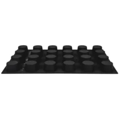 Moule à Pâtisserie Anti-Adhésif en Silicone - 24 Muffins - Pavoflex