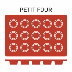 Moule Silicone 15 Petits Fours Ø 40 mm - Pujadas