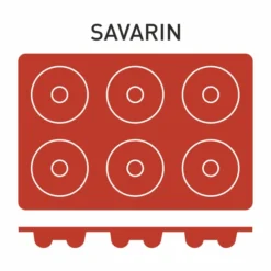 Moule Silicone 6 Savarins Ø 72 mm - Pujadas