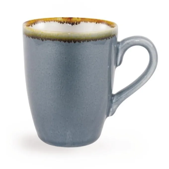 Mug couleur océan Kiln Olympia 320ml - Lot de 6
