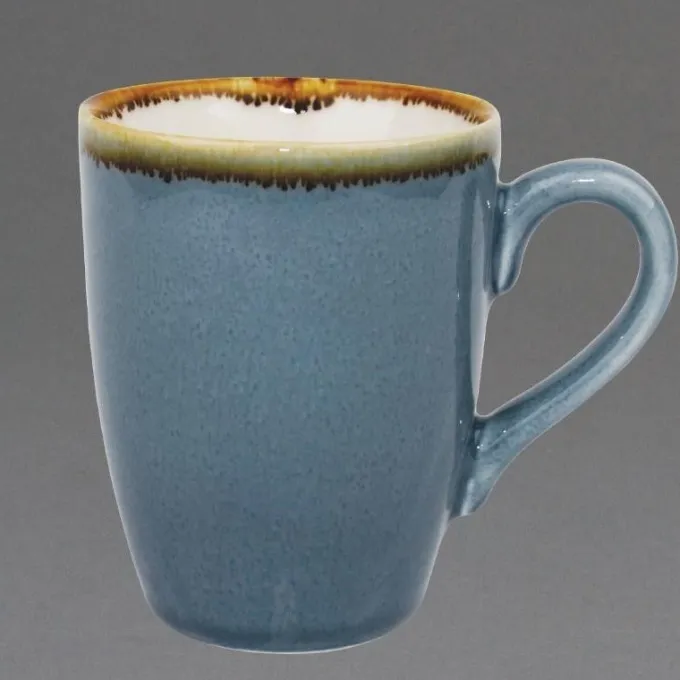 Mug couleur océan Kiln Olympia 320ml - Lot de 6