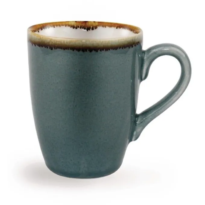 Mug couleur océan Kiln Olympia 320ml - Lot de 6