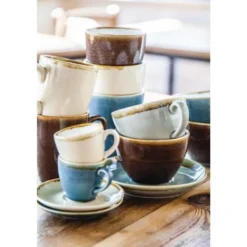 Mug couleur sable Kiln Olympia 340ml - Lot de 6