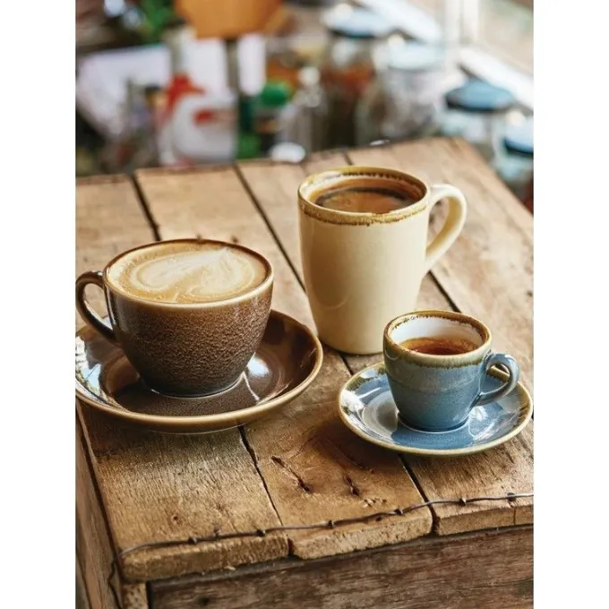 Mug couleur sable Kiln Olympia 340ml - Lot de 6