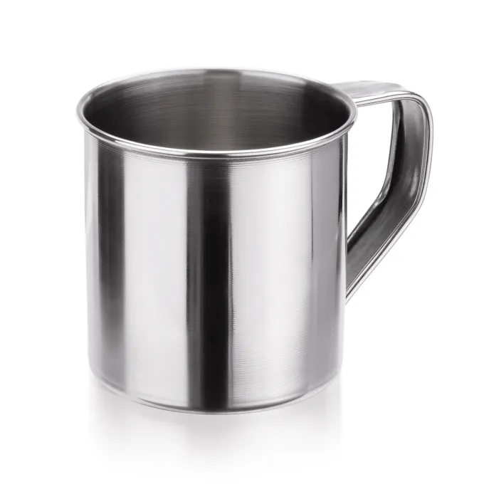 Mug en Acier au nickel-chrome H 85 mm Ø 85 mm - Lot de 6 - Was Germany