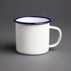 Mug en acier émaillé Olympia - Lot de 6