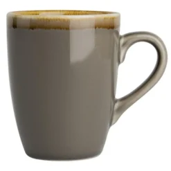 Mug gris - 340 ml - Lot de 6 - Olympia Kiln