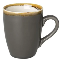 Mug gris - 340 ml - Lot de 6 - Olympia Kiln