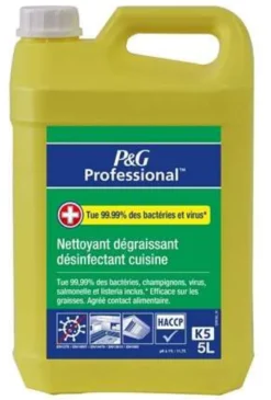 Nettoyant Dégraissant Désinfectant cuisine Bidon de 5L - Lot de 4 - Procter & Gamble France