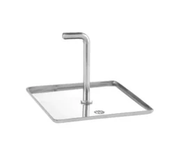 Nonnette et poussoir carré poussoir 80x80x(H)55mm - Hendi