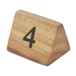 Numéros de table en bois Olympia - 1 à 10