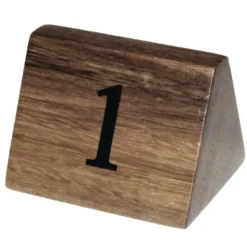Numéros de table en bois Olympia - 1 à 10