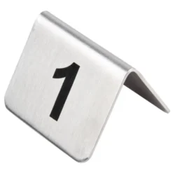 Numéros de Table en Inox - Numéro 11- 20 - Olympia
