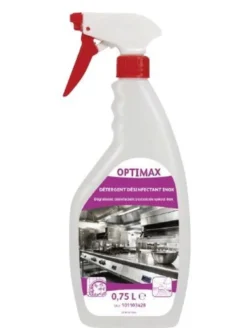 Optimax Détergent Désinfectant Inox - Lot de 3 Colis de 6 Flacons de 750ml - Diversey
