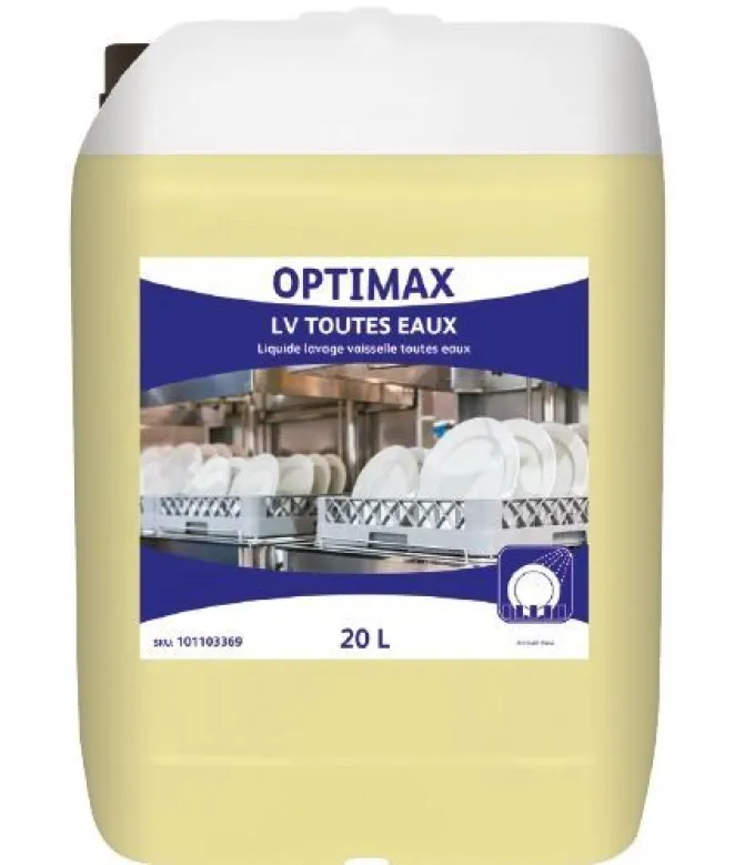 Optimax Lave Vaisselle toutes Eaux Bidon de 20L - Lot de 2 - Diversey