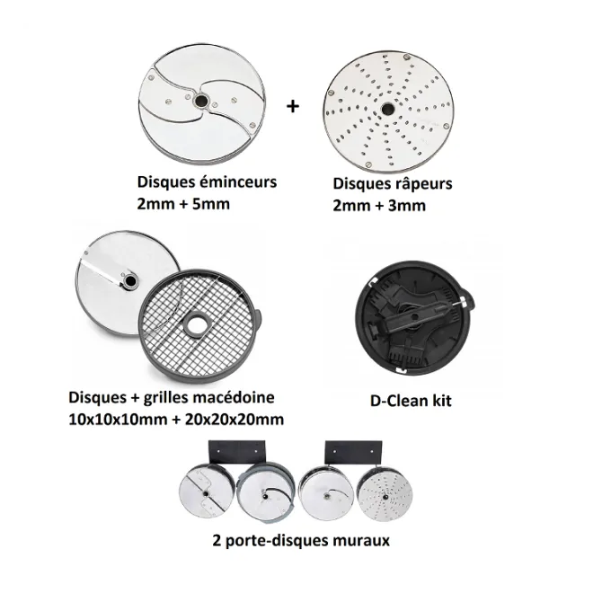Pack 8 Disques Expert Collectivité - Robot Coupe