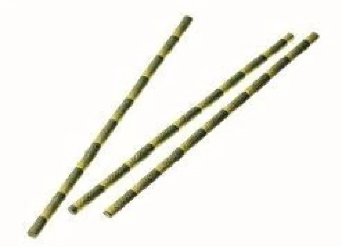 Paille Papier Bambou L 200 mm - Lot de 18 Colis de 250 - Matfer