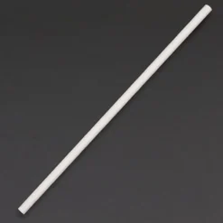 Pailles Biodégradables Blanches en Papier - Lot de 250 - Fiesta Green