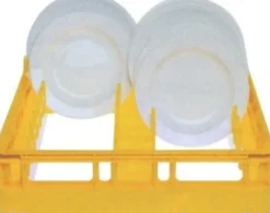 Panier carré pour 15 assiettes plates ou 12 creuses