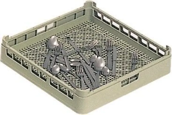 Panier Carré pour Couverts - Maille Serrée