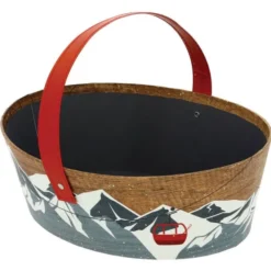 Panier Carton Ovale Chalet 24X20 Lot de 20 - Créapak