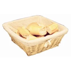Panier en Osier Carré 23 cm - 100 mm - Olympia