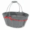 Panier Ovale Métal Célébration 36X25 Lot de 20 - Créapak