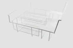 Panier pour 4 Bacs pour Vitrine à Glace Professionnelle - TEFCOLD