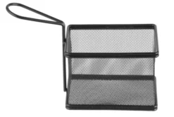 Paniers à frites miniatures noir mat 125x100x(H)85 mm - Hendi