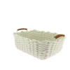 Panière corde tréssée Selya 34x27 cm - Lot de 12 - Créapak
