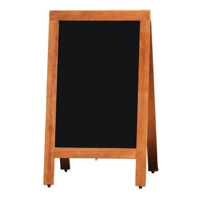 Panneau de trottoir noir ardoise mélamine Olympia - 1200 x 700