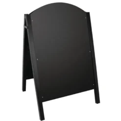 Panneau de trottoir noir structure métallique Olympia - 900 x 600 mm