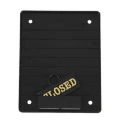 Panneau horaires d'ouverture - 207 x 162 x 7 mm