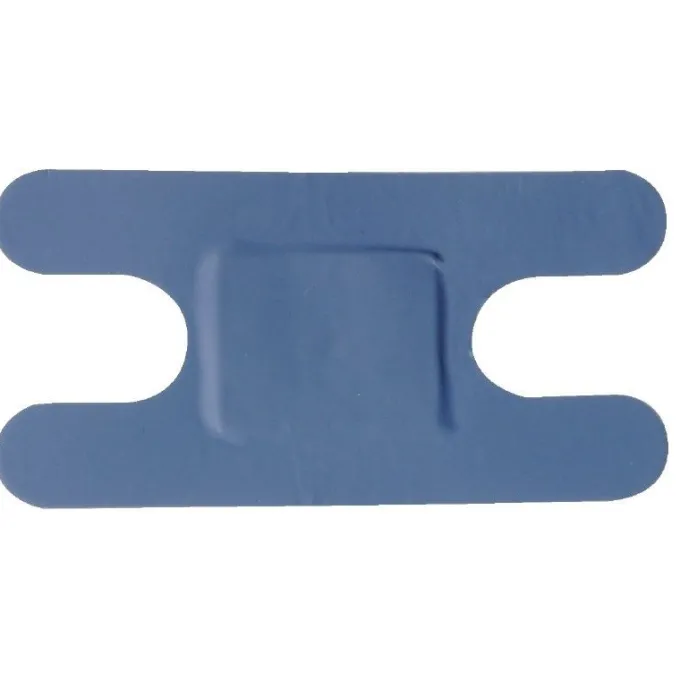 Pansements bleus assortis
