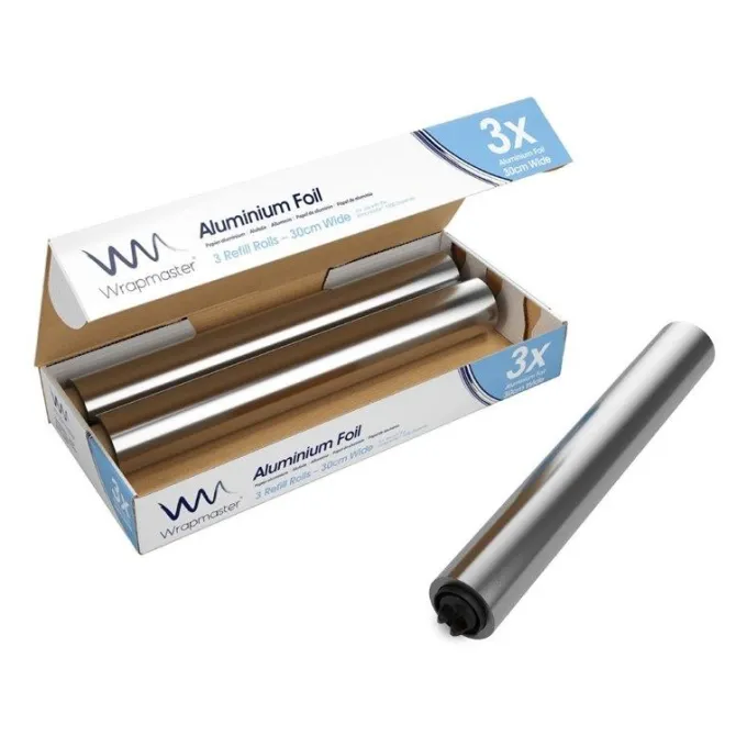 Papier aluminium 30 m x 300 mm - Wrapmaster - Boite de 3