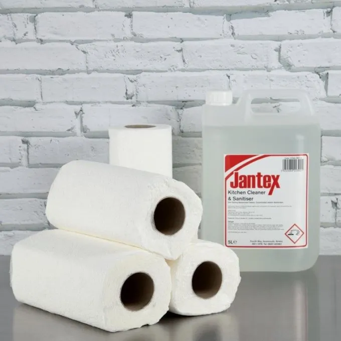 Papier Essuie Tout - Lot de 24 Rouleaux - Jantex