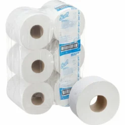 Papier toilette scott 200m blanc - Lot de 2 colis de 12 rouleaux - Kimberly Clark