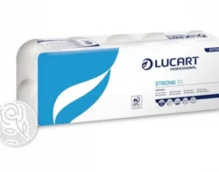 Papier toilette strong blanc rouleaux de 200 feuilles - Lot de 3 Colis de 120 - Lucart Novatissue Sas