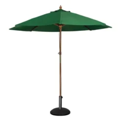 Parasol de Terrasse Professionnel - Vert - Poulie - Ø3m - Bolero