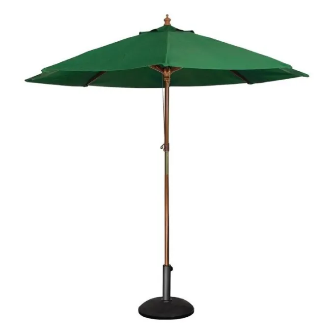 Parasol de Terrasse Professionnel - Vert - Poulie - Ø3m - Bolero