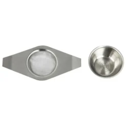 Passoire à thé professionnelle avec support en inox